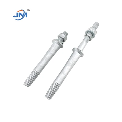 Panas-Celupkan Pin Baja Galvanis/Spindel Insulator